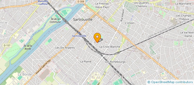 localisation de l'entreprise SCI D&N  SARTROUVILLE