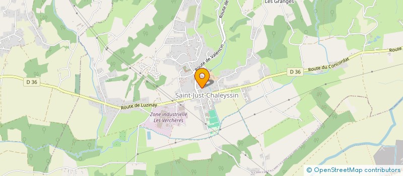 localisation de l'entreprise SCI D.N.G.  SAINT-JUST-CHALEYSSIN