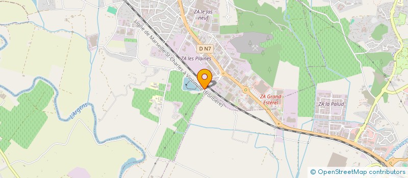 localisation de l'entreprise SCI D.N.G  PUGET-SUR-ARGENS