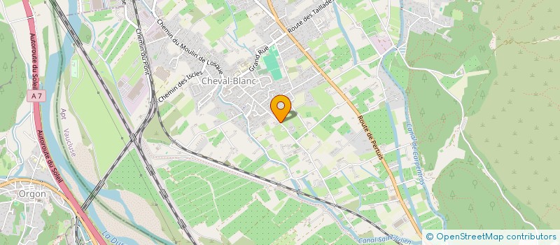 localisation de l'entreprise SCI D.N. OLIVON  CHEVAL-BLANC