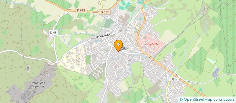 localisation de l'entreprise SCI D.N.P.E.L.  THUIR