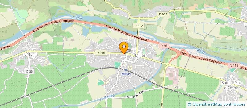 localisation de l'entreprise SCI D.N.R  MILLAS