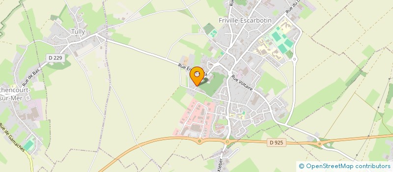 localisation de l'entreprise SCI D-O DU PARC  FRIVILLE-ESCARBOTIN