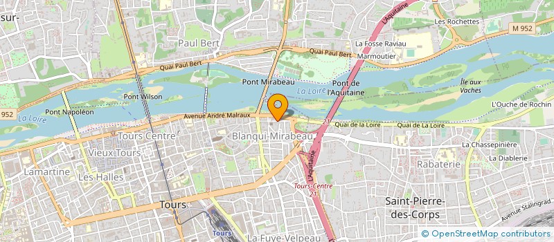 localisation de l'entreprise SCI D O S à TOURS