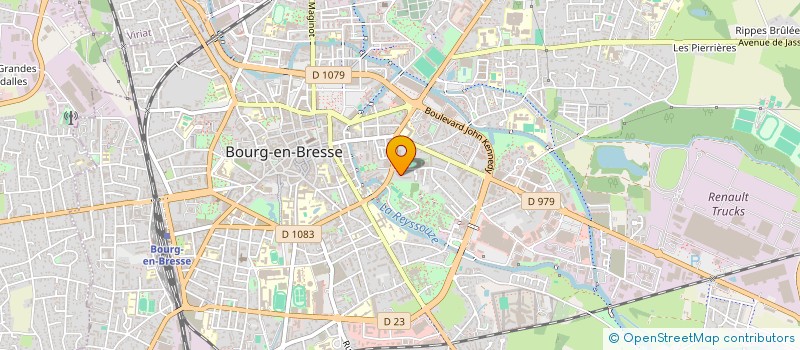 localisation de l'entreprise SCI D.O.T. à BOURG-EN-BRESSE