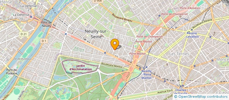 localisation de l'entreprise SCI D'OCEAN à NEUILLY-SUR-SEINE
