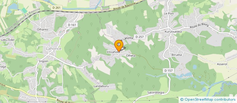 localisation de l'entreprise SCI D'OLHET  URCUIT