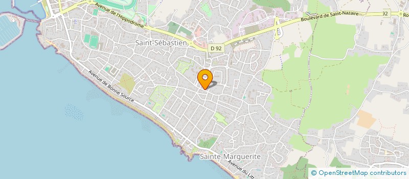 localisation de l'entreprise SCI D OLIVET à PORNICHET