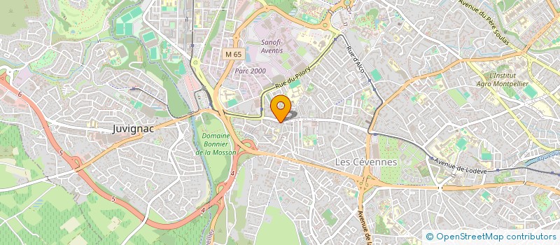 localisation de l'entreprise SCI D'OLT à MONTPELLIER