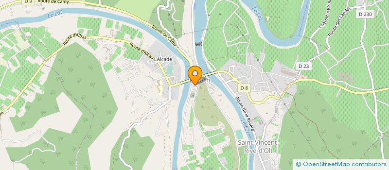 localisation de l'entreprise SCI D'OLT  LUZECH