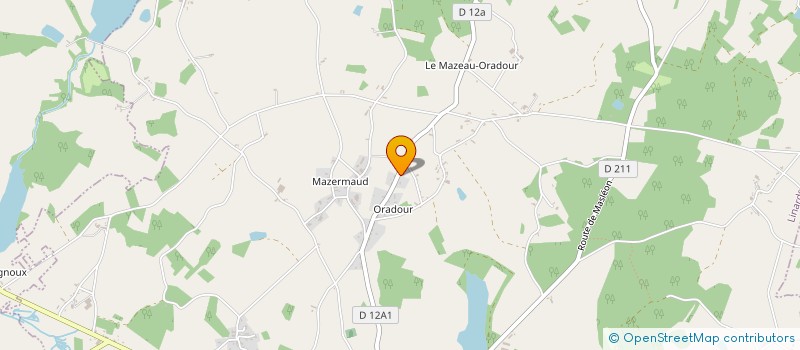 localisation de l'entreprise SCI D'ORADOUR à LINARDS