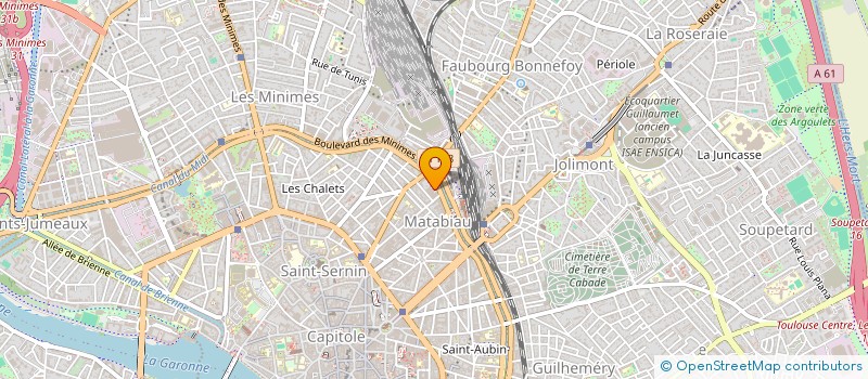 localisation de l'entreprise SCI D'ORIENT à TOULOUSE