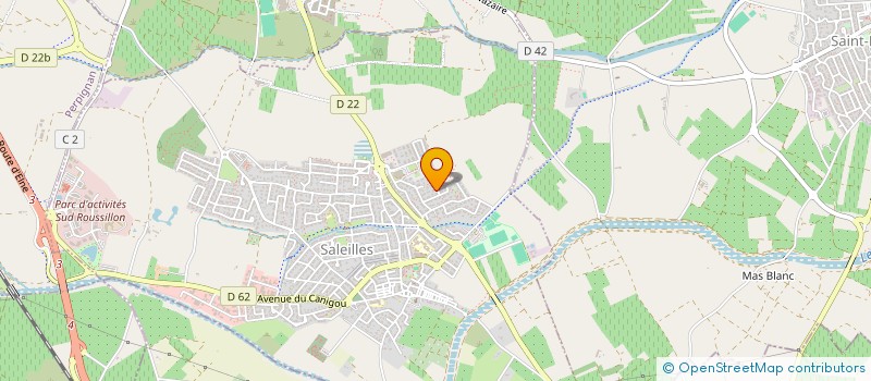 localisation de l'entreprise SCI D'ORIOLA  SALEILLES