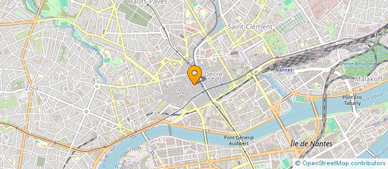 localisation de l'entreprise SCI D ORLEANS à NANTES