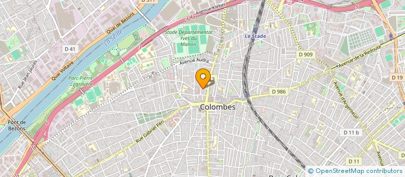 localisation de l'entreprise SCI D ORLEANS  COLOMBES