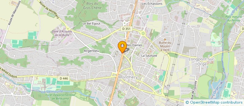 localisation de l'entreprise SCI D ORLEANS  MONTLHERY