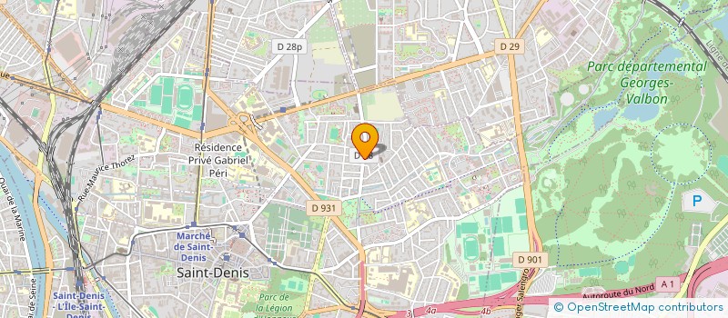 localisation de l'entreprise SCI D'ORMESSON à SAINT-DENIS