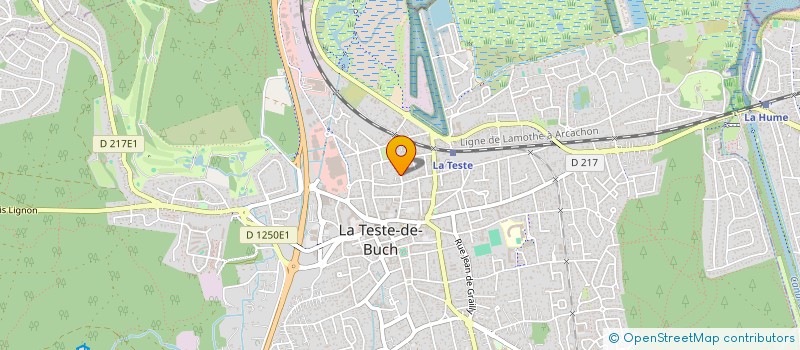 localisation de l'entreprise SCI D'ORNANO à LA TESTE-DE-BUCH