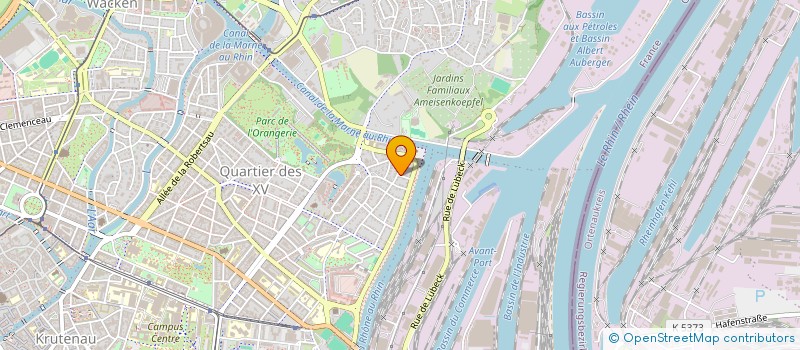 localisation de l'entreprise SCI D ORSAY à STRASBOURG