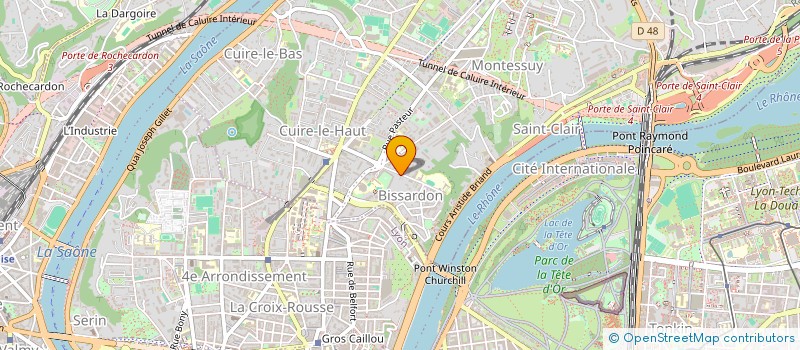 localisation de l'entreprise SCI D ORSAY  CALUIRE-ET-CUIRE