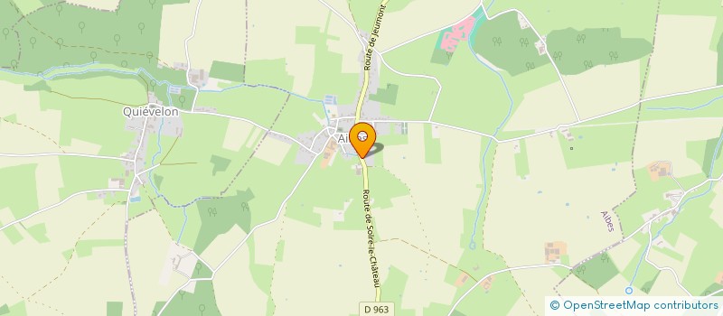 localisation de l'entreprise SCI D'ORVAL  AIBES