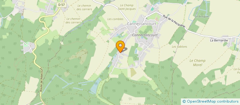 localisation de l'entreprise SCI D'ORVAL  CANNECTANCOURT