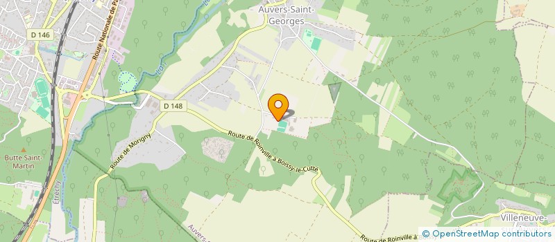 localisation de l'entreprise SCI D'OTON  AUVERS-SAINT-GEORGES