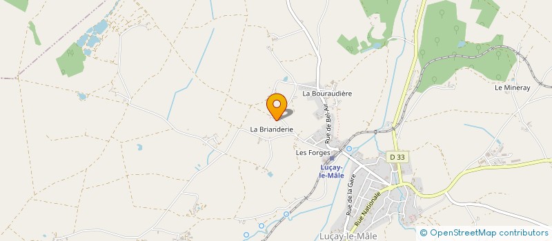 localisation de l'entreprise SCI D'OUBLAISE à LUCAY-LE-MALE