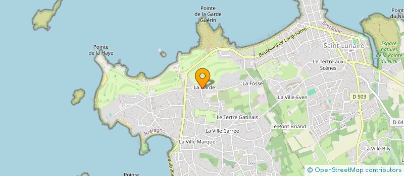 localisation de l'entreprise SCI D'OUEE  SAINT-BRIAC-SUR-MER