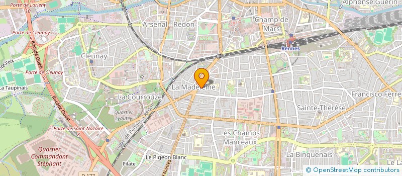 localisation de l'entreprise SCI D'OUESSANT  RENNES