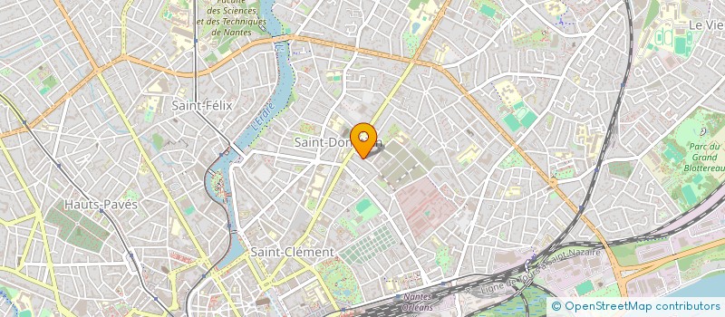 localisation de l'entreprise SCI D OUESSANT à NANTES