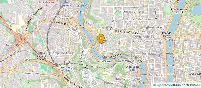 localisation de l'entreprise SCI D OUESSANT à LYON
