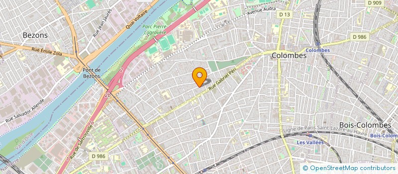 localisation de l'entreprise SCI D'OUTRE-MAINE à COLOMBES