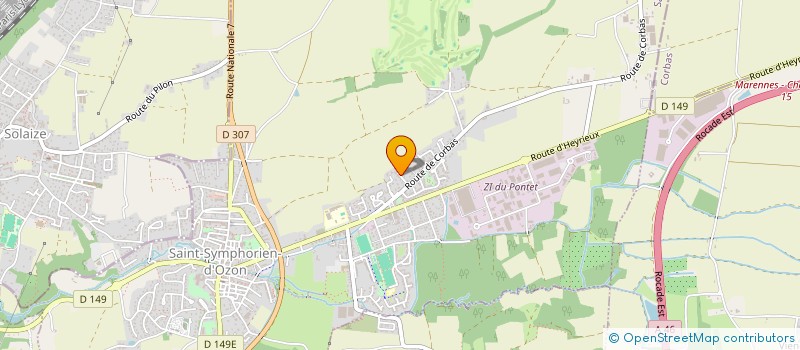 localisation de l'entreprise SCI D'OZON  SAINT-SYMPHORIEN-D OZON