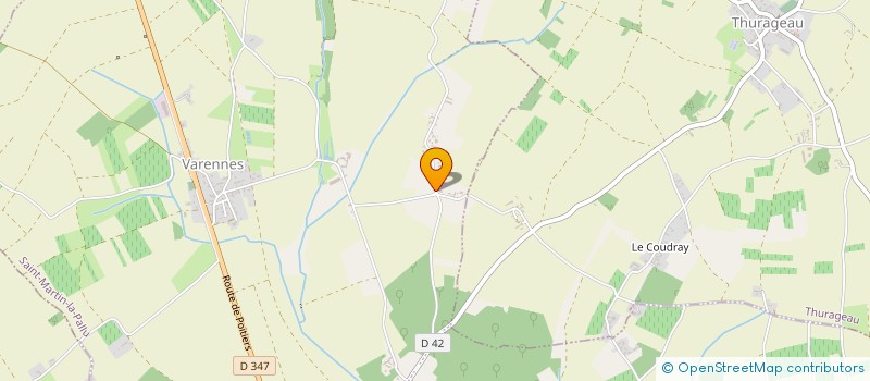 localisation de l'entreprise SCI D&P à SAINT-MARTIN-LA-PALLU