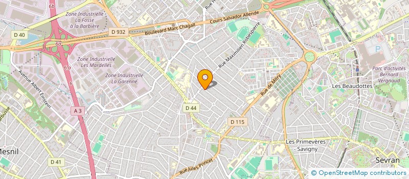localisation de l'entreprise SCI D.P.C. à AULNAY-SOUS-BOIS