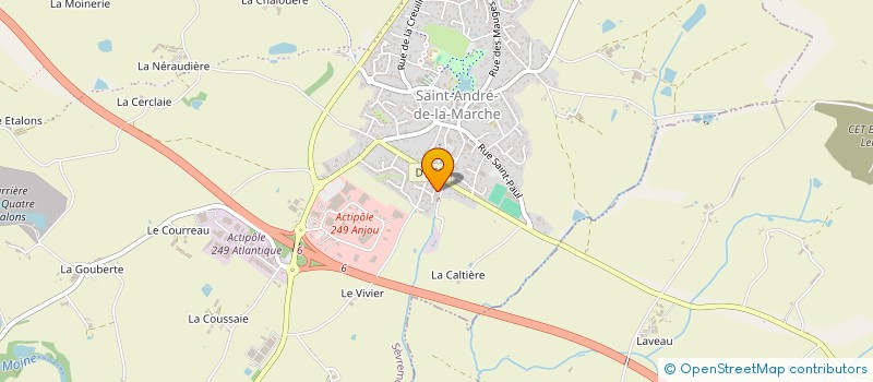 localisation de l'entreprise SCI D P IMMOBILIER à SEVREMOINE