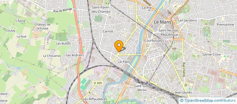 localisation de l'entreprise SCI D.P.L.C.  LE MANS