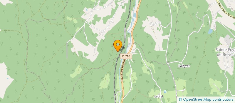 localisation de l'entreprise SCI D.P. LES TUQUES  LARZAC