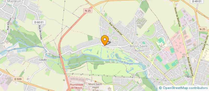 localisation de l'entreprise SCI D.P.M.H.  ANZIN-SAINT-AUBIN