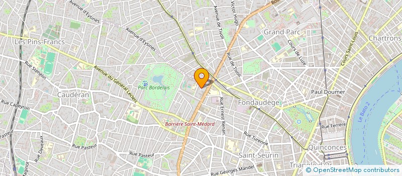 localisation de l'entreprise SCI D.P.R  BORDEAUX