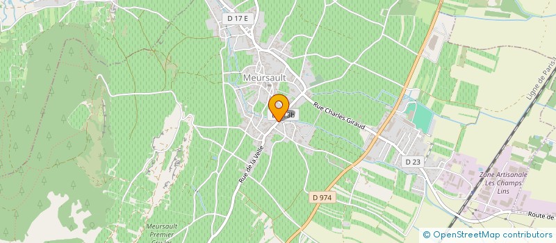 localisation de l'entreprise SCI D. PITON  MEURSAULT