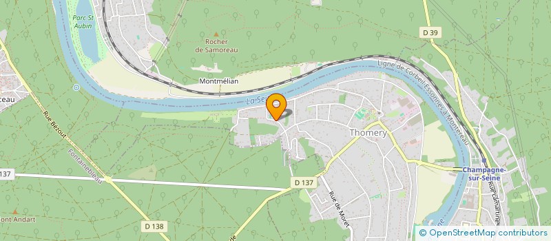 localisation de l'entreprise SCI D.R.  THOMERY