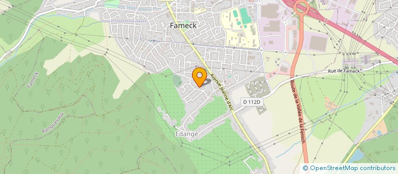 localisation de l'entreprise SCI D.R.  FAMECK