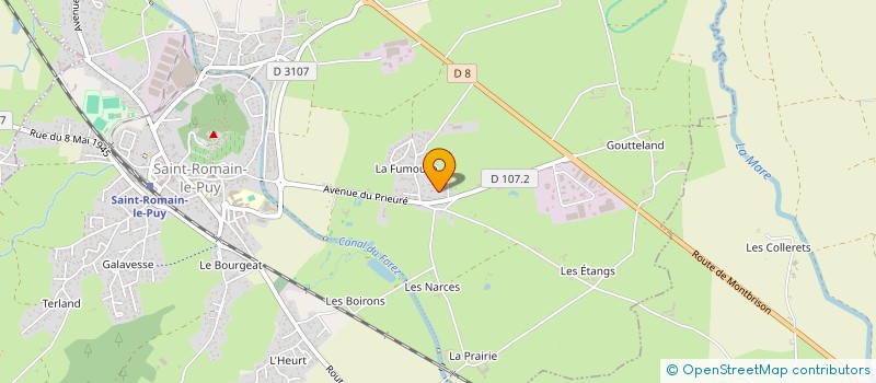 localisation de l'entreprise SCI D R  SAINT-ROMAIN-LE-PUY