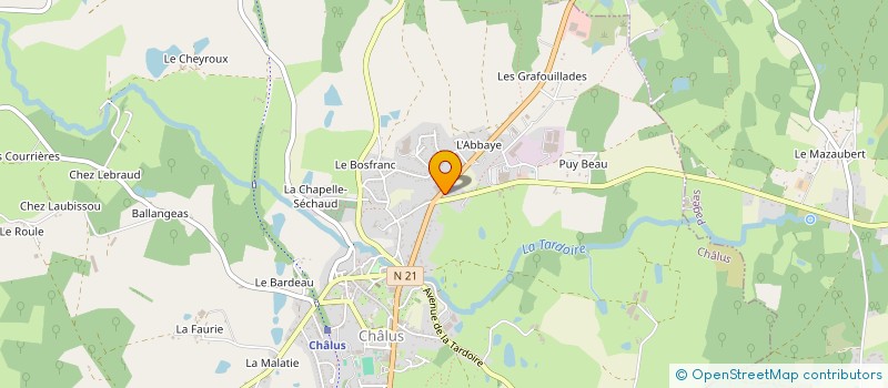 localisation de l'entreprise SCI D R B S  FLAVIGNAC