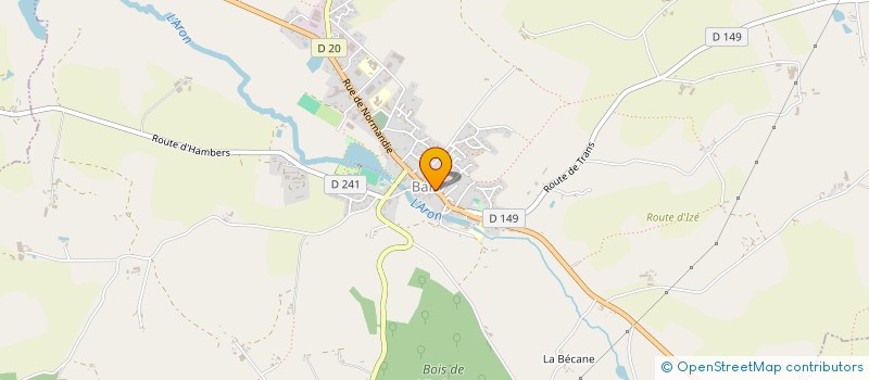 localisation de l'entreprise SCI D R E F  VILLIERS-CHARLEMAGNE