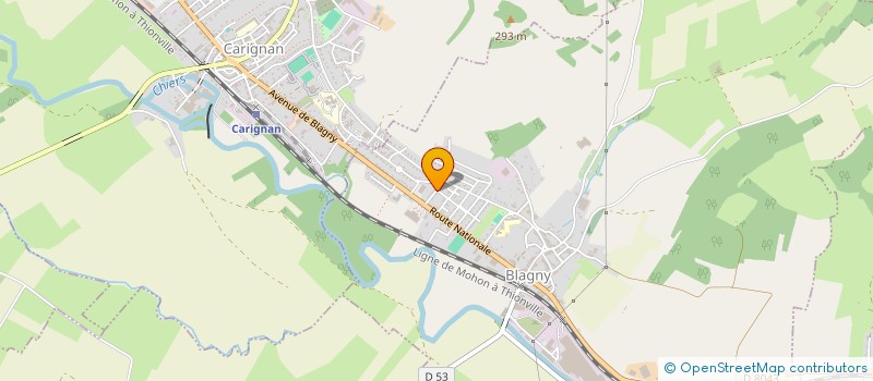 localisation de l'entreprise SCI D-R HUGO AY  BLAGNY