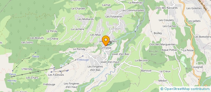 localisation de l'entreprise SCI D.R.J.  CORDON