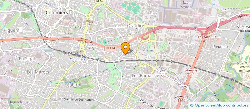 localisation de l'entreprise SCI D.S. à COLOMIERS